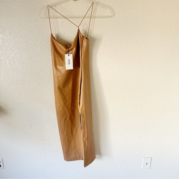 NEW Alix NYC Rocco dress in Sable faux leather size S - Picture 7 of 9